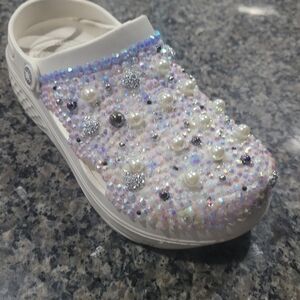 Rhinestone clogs